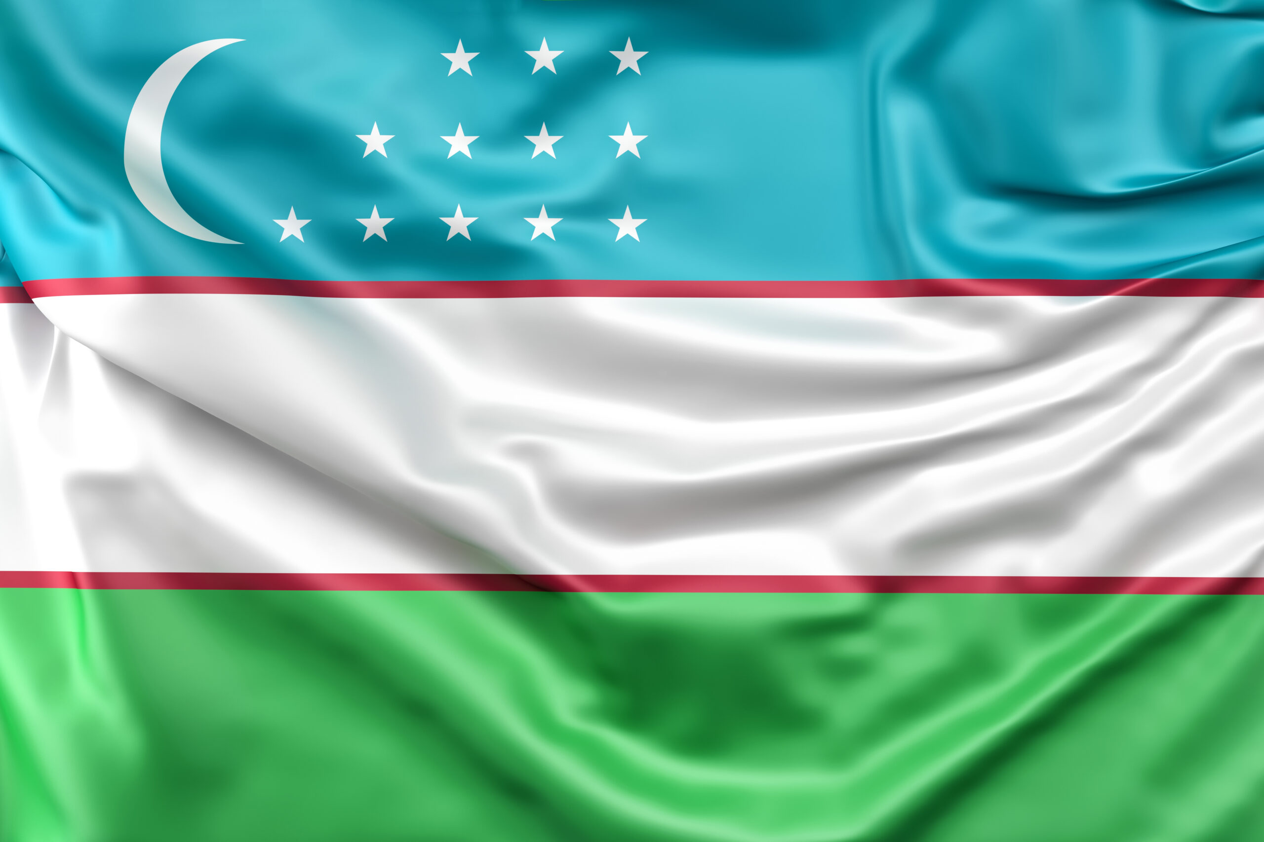 flag of uzbekistan